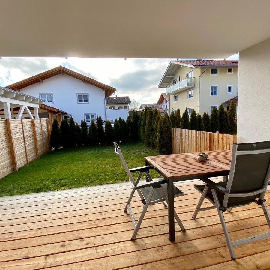 Ferienwohnung Am Bayrischen Meer Übersee エクステリア 写真
